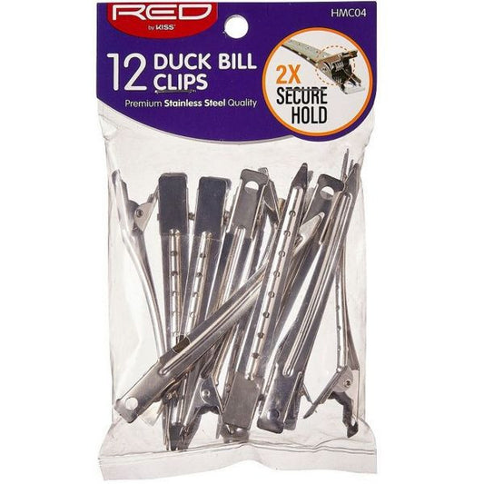 RED Duck Bill Clips (12 Pack)