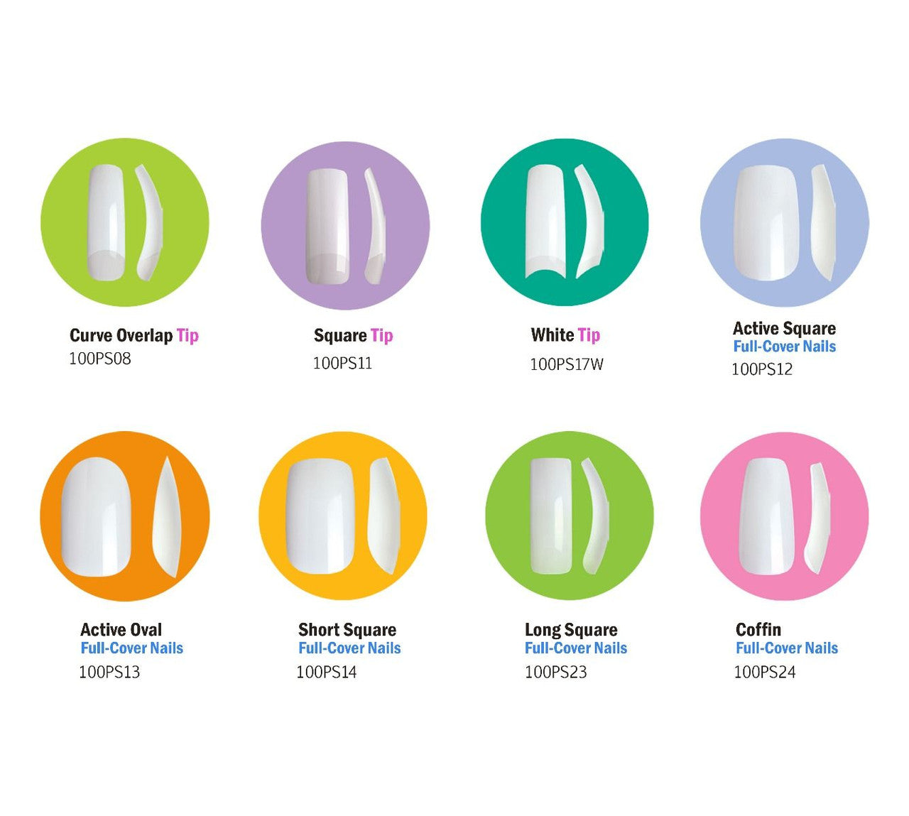 KISS 100 Full-Cover Nails