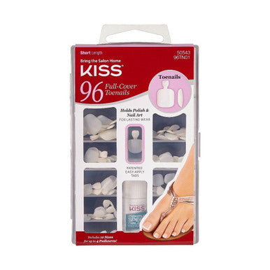 KISS Full-Cover Toenails - 96 count