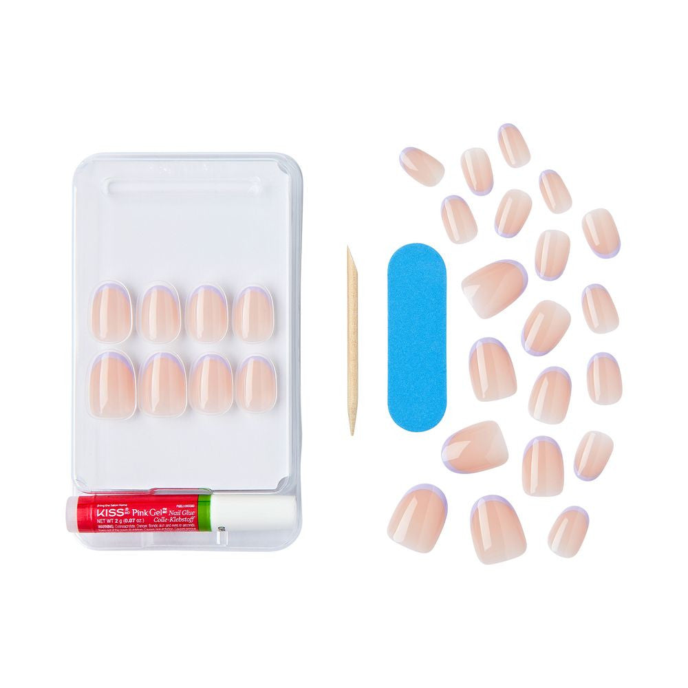 KISS Salon Acrylic French Nails - LIKE ME