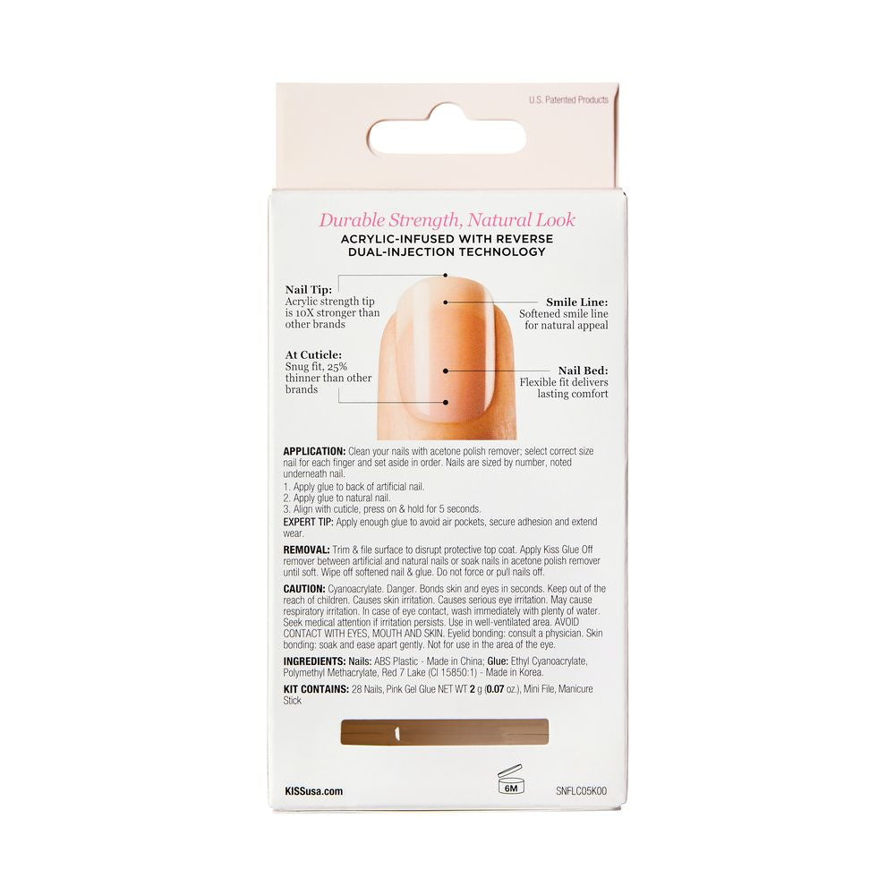 Kiss Salon Acrylic French Nude - REVEAL IT