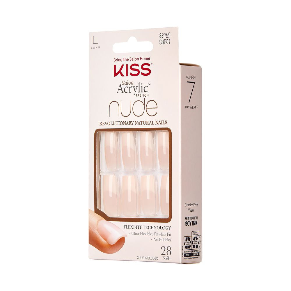 Kiss Salon Acrylic French Nude - REVEAL IT