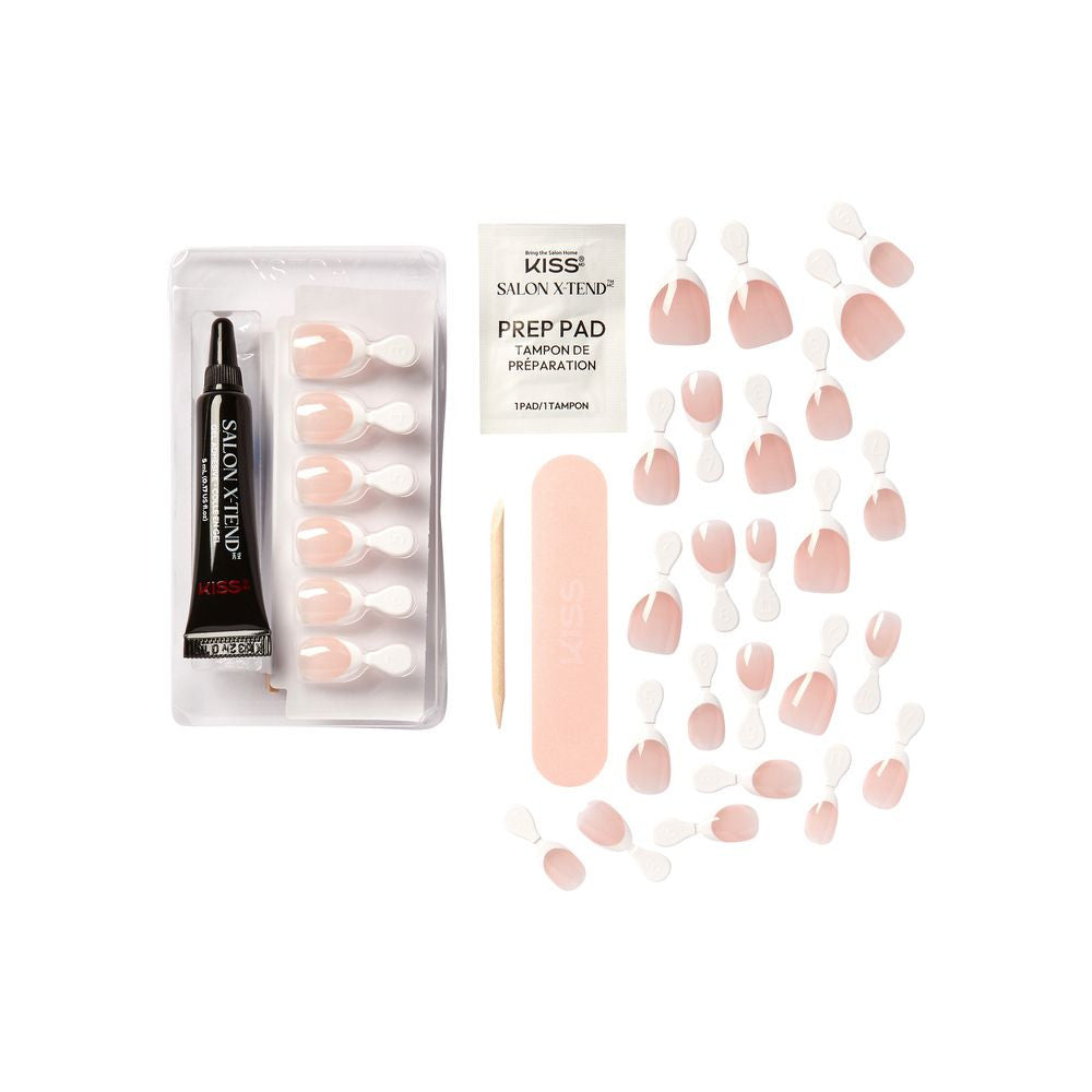KISS Salon X-Tend LED Soft Gel System Design Nails - NONSENSE