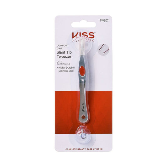 KISS New York Comfort Grip Slant Tip Tweezer