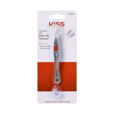 KISS New York Comfort Grip Slant Tip Tweezer