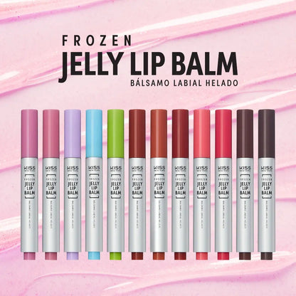 KISS Frozen Jelly Lip Balm Pen - High Shine Lip Gloss for Sheer Tint