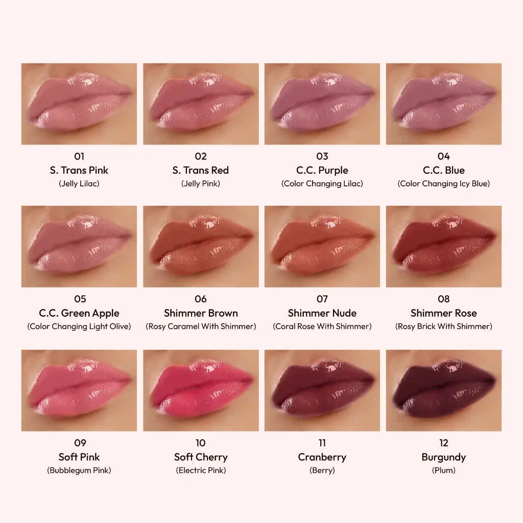 KISS Frozen Jelly Lip Balm Pen - High Shine Lip Gloss for Sheer Tint