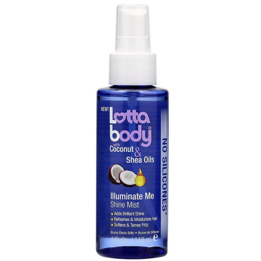 Lottabody Coconut and Shea Oils Illuminate Me Shine Mist