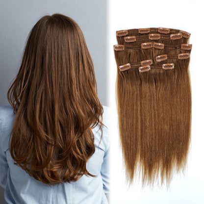 Hair Couture 100% Human Hair Extensions LUMI 7 piece Clip-ins