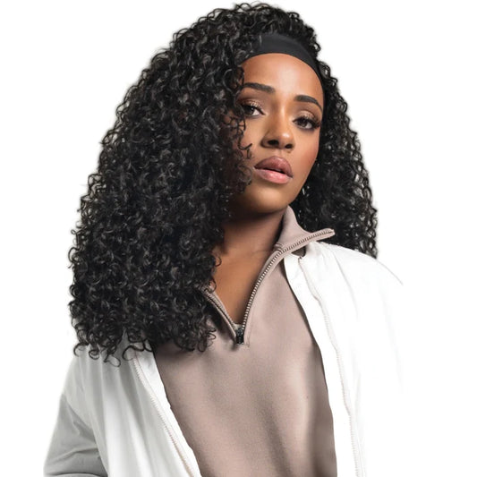 Bobbi Boss Active Headband Wig M1017 - HB Jerry Curl