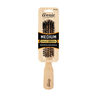 Annie Medium Wooden Brush Boar Bristle 5 Row