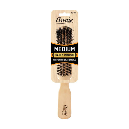 Annie Medium Wooden Brush Boar Bristle 5 Row