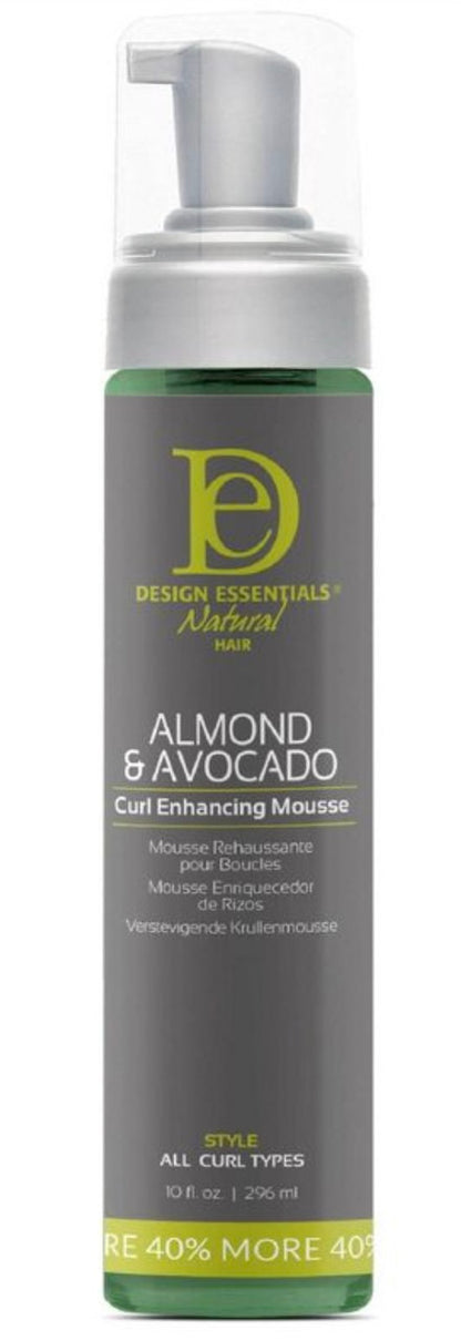 Design Essentials Natural Almond & Avocado Curl Enhance Mousse