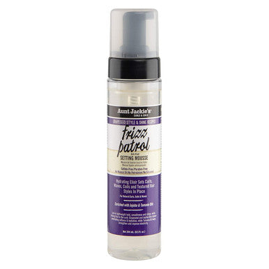 Aunt Jackie's Grapeseed Frizz Patrol Anti-Poof Setting Hair Mousse