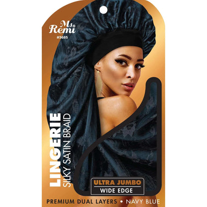 Annie Ms. Remi Lingerie Wide Edge Silky Braid Bonnet Ultra Jumbo