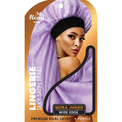 Annie Ms. Remi Lingerie Wide Edge Silky Braid Bonnet Ultra Jumbo