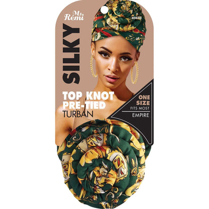 Annie Ms. Remi Silky Top Knot Pre-Tied Turban Scarf