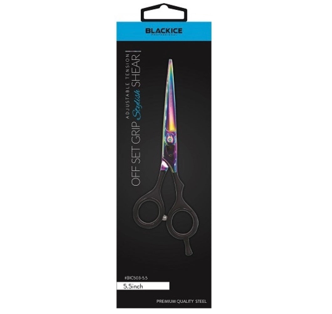 Black Ice professional Stylish Off Set Grip 5.5" Shear