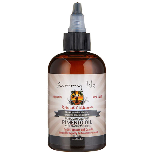 Sunny Isle Jamaican Black Castor Oil - Pimento Oil (4oz)