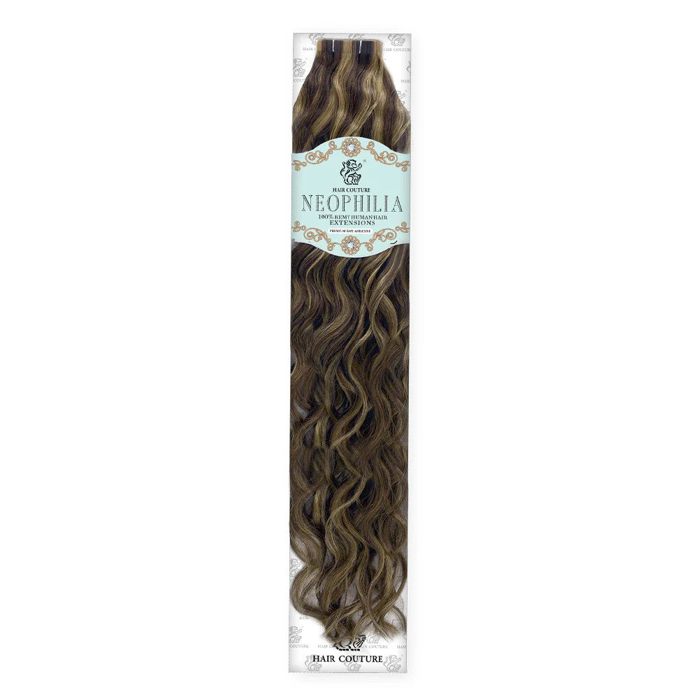 Hair Couture Neophilia 100% Remy Human Hair 12pcs Tape-In Extensions - Water Wave