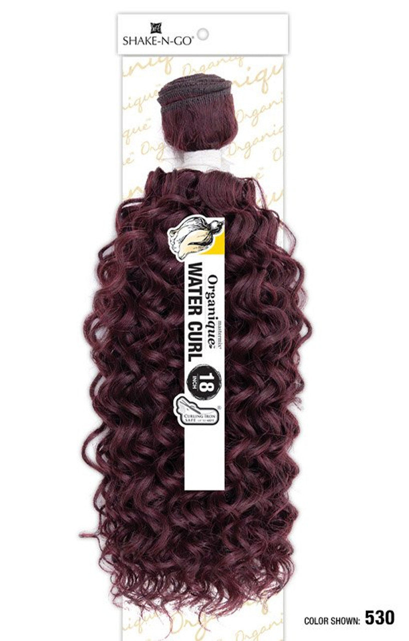 SHAKE N GO Organique  Mastermix Weave - WATER CURL (14"-30")