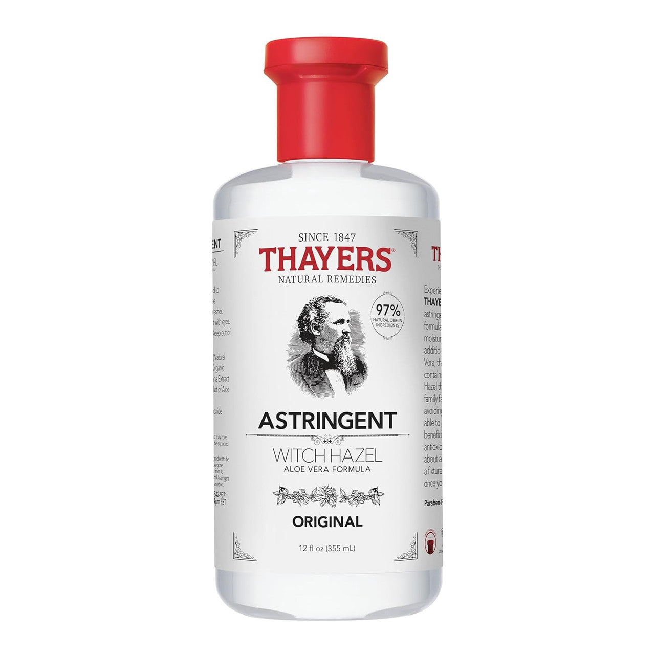 THAYERS Alcohol-Free Witch Hazel Facial Toner (12oz)