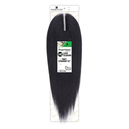 SHAKE N GO Organique HD Lace Closure - Yaki Straight 16"