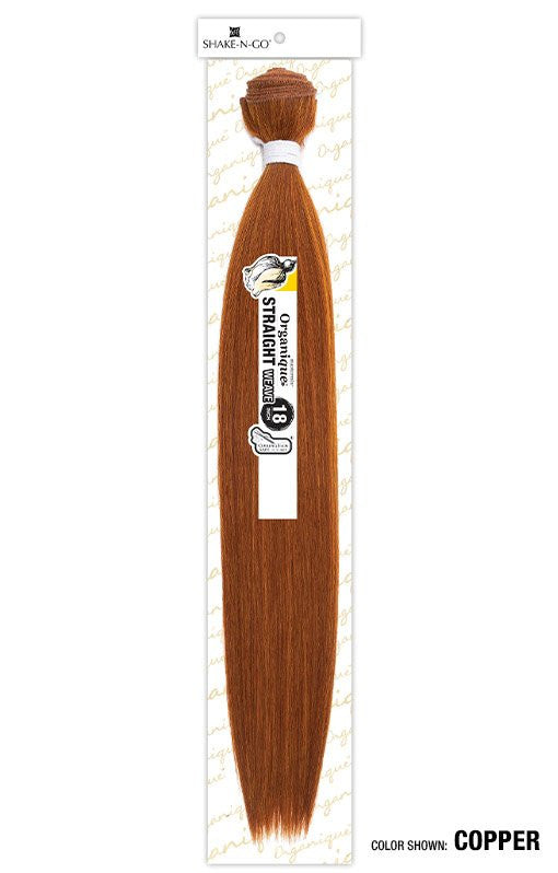 SHAKE N GO Organique Master Mix Weave - STRAIGHT 18"