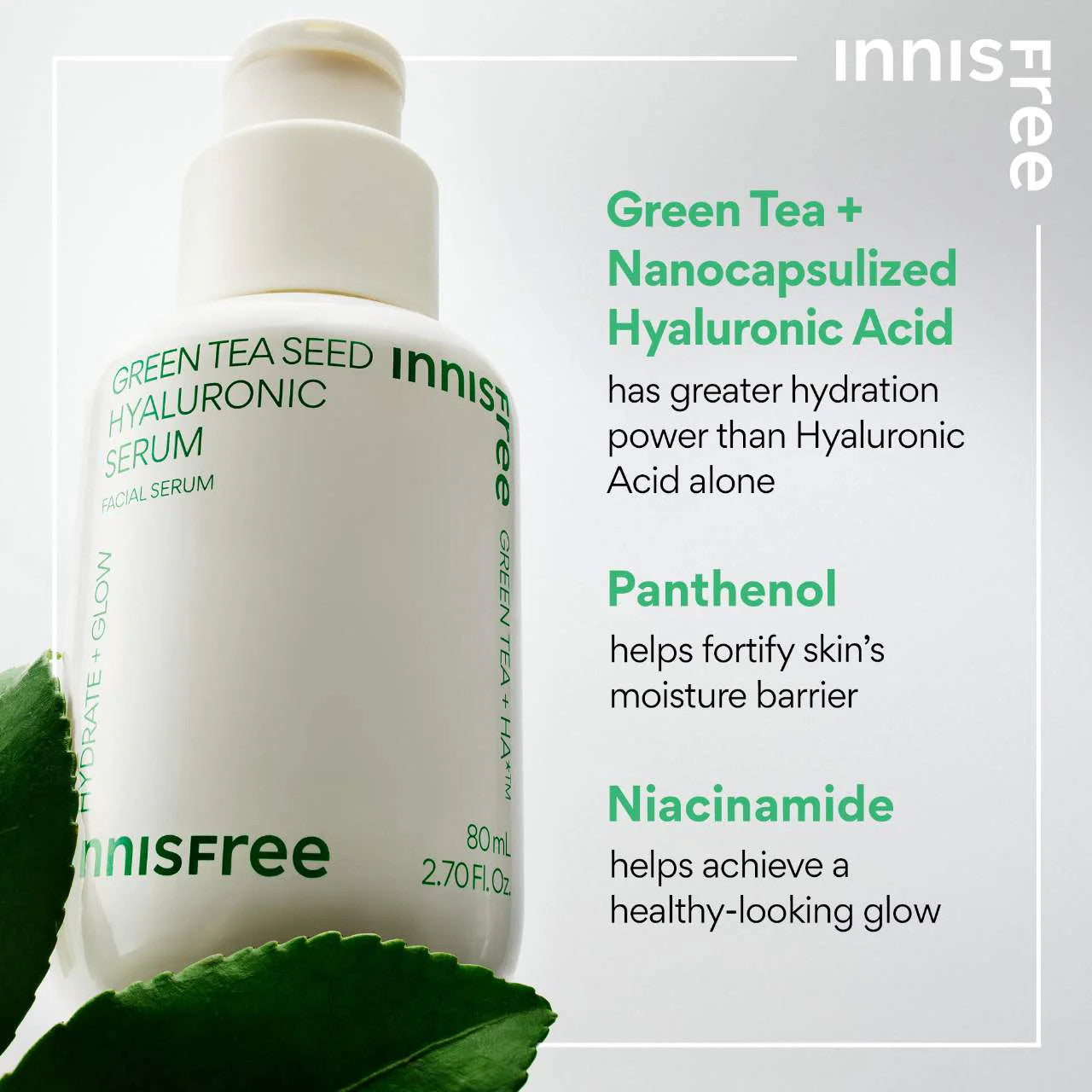 INNISFREE Green Tea Seed Hyaluronic Serum (2.7 oz)