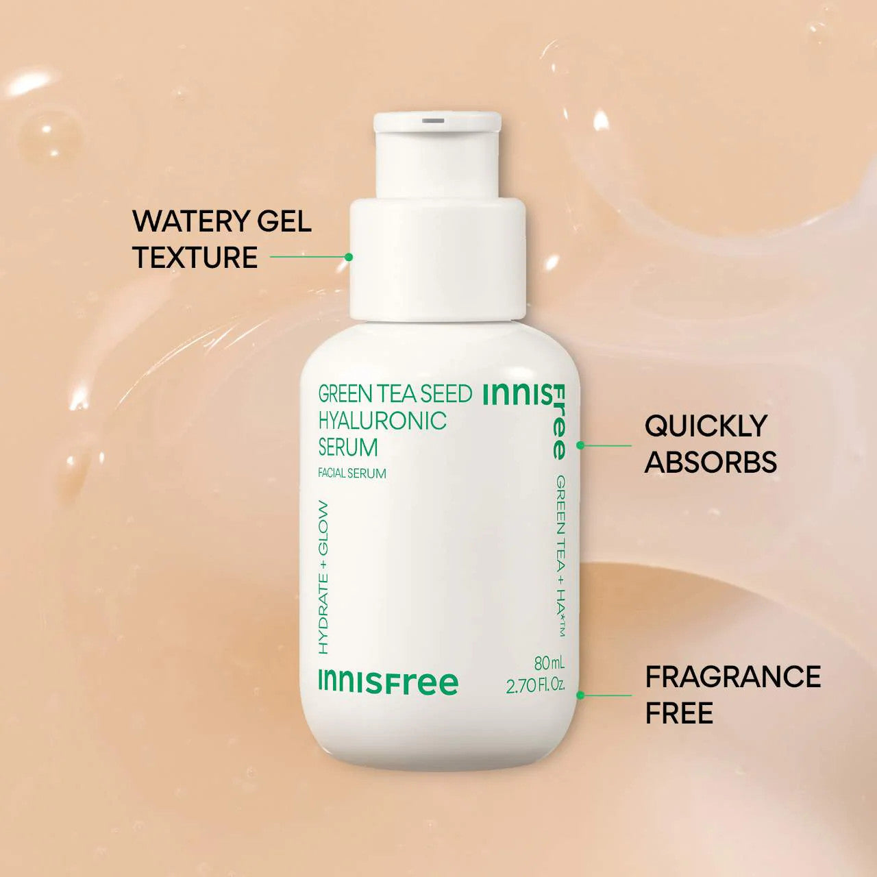 INNISFREE Green Tea Seed Hyaluronic Serum (2.7 oz)