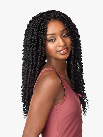 SENSATIONNEL Synthetic Crochet Braids LULUTRESS - PASSION TWIST 18"