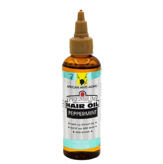 African Anti Aging  Premium Hair Oil - Peppermint