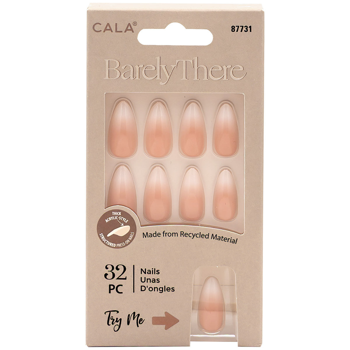 CALA Barely There Almond Ombre Pink
