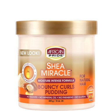 African Pride Shea Miracle Bouncy Curls Pudding