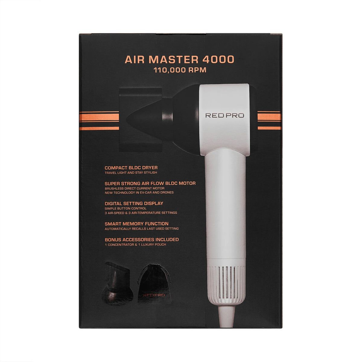 RED Pro Air Master 4000 Compact Hair Dryer