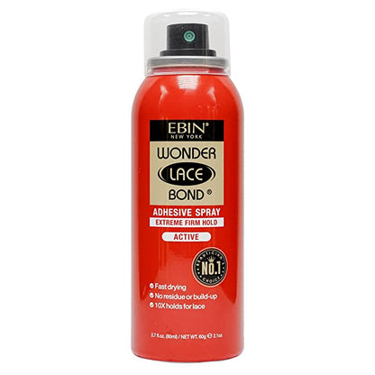 Ebin New York Wonder Lace Bond Adhesive Spray (Active - Extreme Firm Hold)