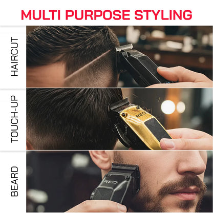 RED Cordless Clipper & Trimmer Combo Set