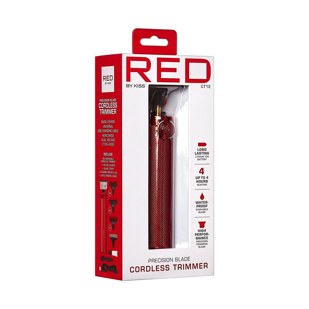 RED Precision Blade Cordless Trimmer (Red)