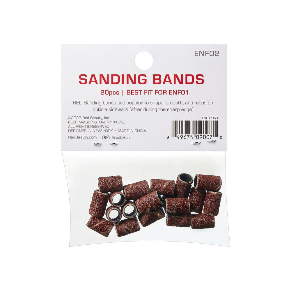 RED Electric Nail File Sanding Bands