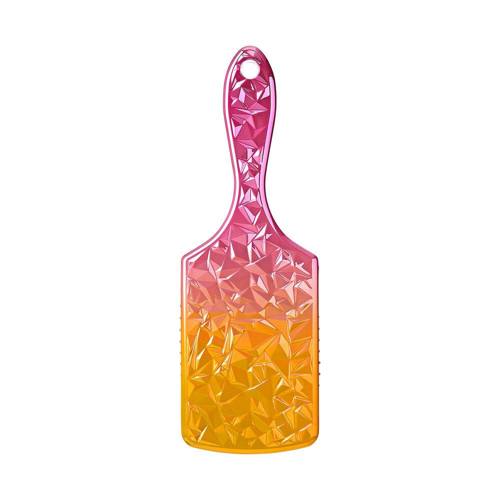 RED Crystal Charcoal Square Paddle Brush