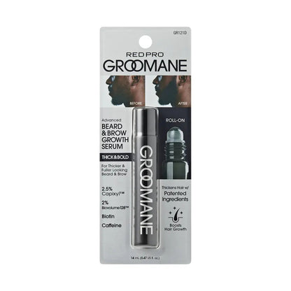 RED Groomane Roll-On Beard Growth Serum