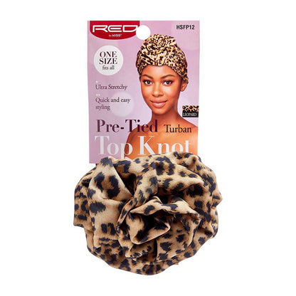 RED Satin Wrap Scarf & Turban