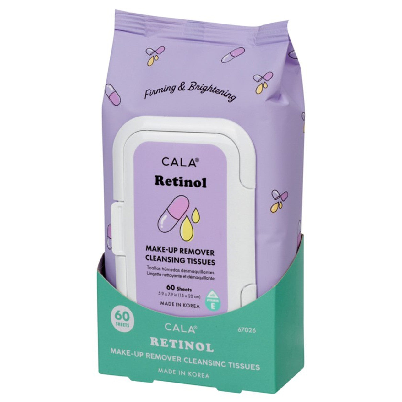 CALA Makeup Cleansing Tissues (60 Sheets)