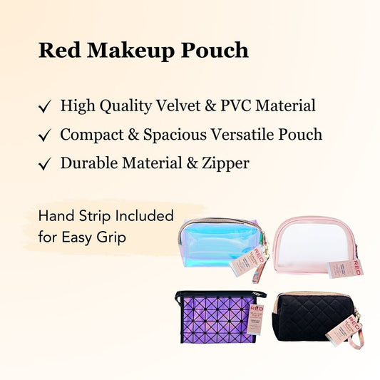 RED Make Up Travel Pouch