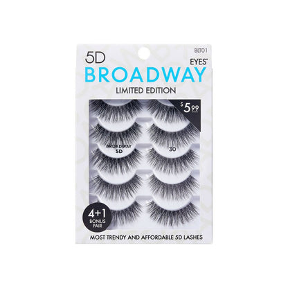 KISS Broadway 5 Pair 5D Lash