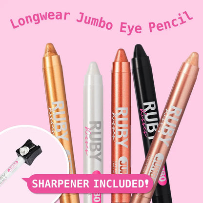 Ruby Kisses Jumbo Eye Pencil with Sharpener