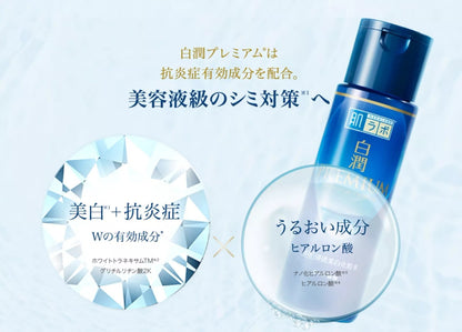 ROHTO Hada Labo PREMIUM ShiroJyun Medicated Whitening Lotion (4.73 oz)