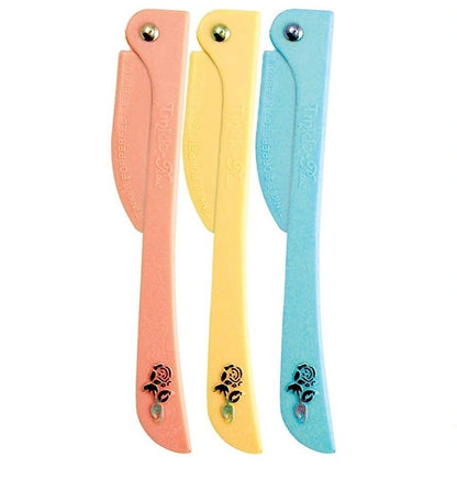 DREAM WORLD Folding Edge Eyebrow Razors (3 Pcs/pk)
