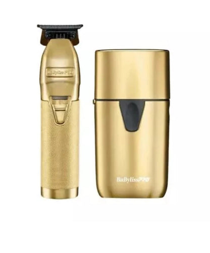 BaBylissPRO LimitedFX Collection GoldFX Trimmer & UVFOIL Single-Foil Shaver Set