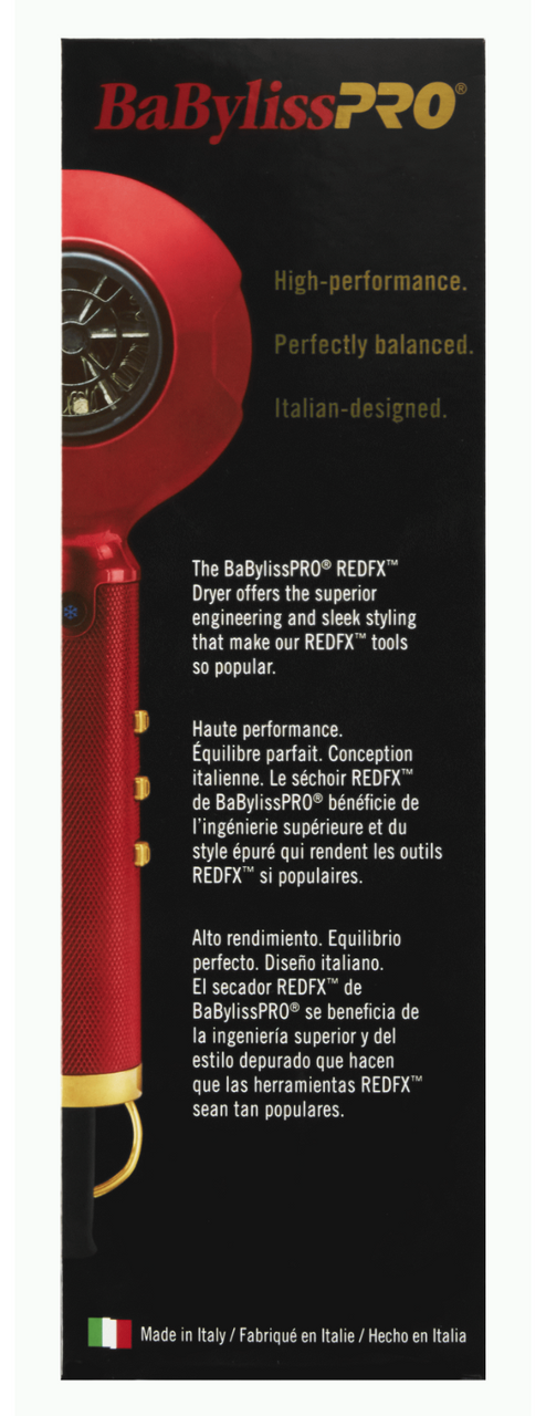 BaBylissPRO REDFX High-Performance Turbo Dryer